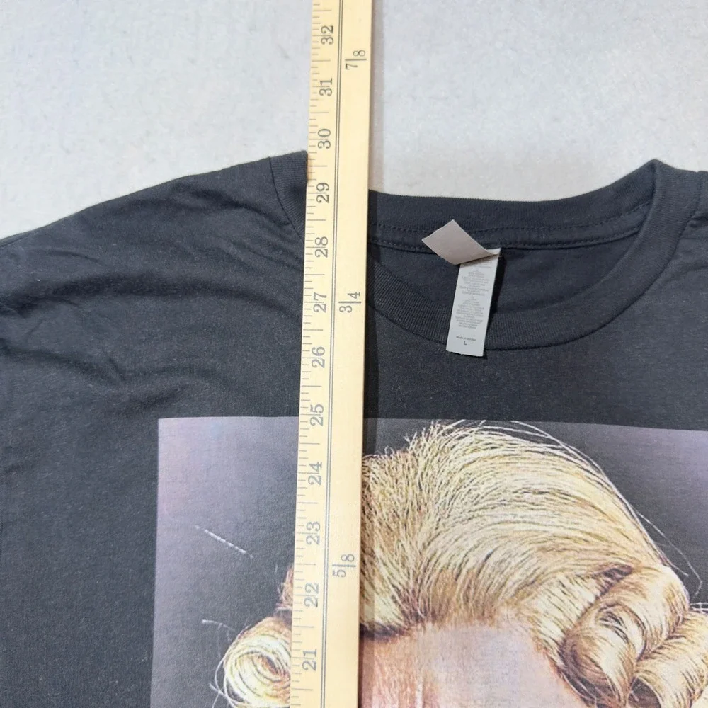 Next Level Donald Trump Colonial Wig‎ Parody Graphic T-Shirt Black Mens Large